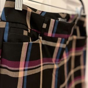 Bootcut Check Print 7th Avenue New York & Company